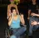 Dans un fauteuil roulant ...